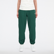 Spodnie damskie - Spodnie damskie New Balance WP31503NWG  zielone - miniaturka - grafika 1