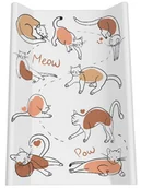 Przewijaki - Czas Bobasa 2 Usztywniony Przewijak 70X47 Łóżeczko Komodę Koty - miniaturka - grafika 1