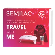 Zestawy kosmetyków damskich - Semilac Travel With Me Set - miniaturka - grafika 1
