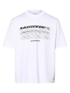 Koszulki męskie - Lacoste - T-shirt męski, biały - grafika 1