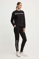 Dresy damskie - EA7 Emporio Armani dres damski kolor czarny TJTXZ.8NTV54 - miniaturka - grafika 1