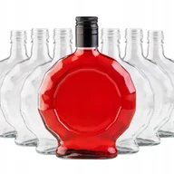 Domowy wyrób alkoholu - 40x Butelki szklane MEDALION 250ml OZDOBNA na NALEWKE BIMBER SOK + ZAKRĘTKI - miniaturka - grafika 1