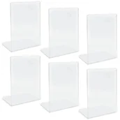 Podpórki do książek - Podpórka do książki z plexi 2mm - gładka biała 6 szt. - miniaturka - grafika 1