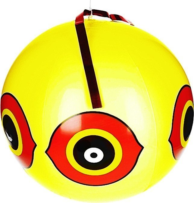 NO PEST Balon do Odstraszania Ptaków Żółty 60cm Odstraszacz Środek Straszak na Ptaki Gołębie Szpaki Jaskółki Sikorki Mew