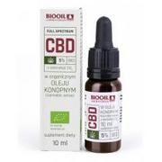 Olejki do ciała i włosów - BioOil Olej Konopny Cbd 5% Bio 10 ml - - miniaturka - grafika 1