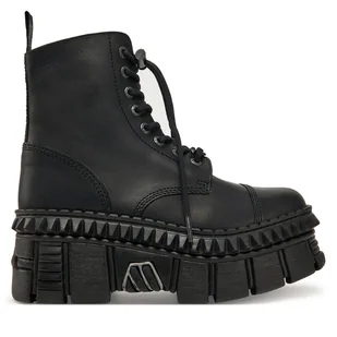 Glany NEW ROCK M-WALL083CCT-S6 Czarny - Glany damskie - miniaturka - grafika 1
