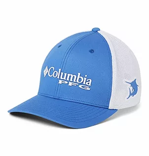 Czapki damskie - Columbia Męska dopasowana czapka, PFG MESH, rozmiar: L/XL, żywy niebieski, CU9495 - grafika 1