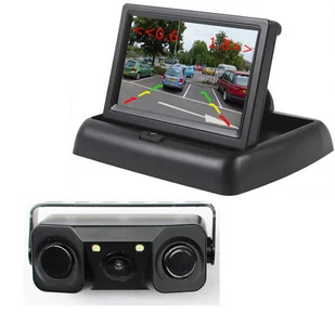 Monitor Kamera Cofania Czujniki Parkowania 3w1 - Kamery cofania - miniaturka - grafika 1