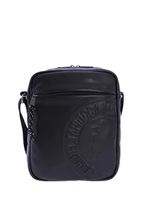 Coronel Tapiocca Męskie torby na ramię Bolso Bandolera para Hombre o, 21x6x26 cm, czarny/biały, 21x6x26 cm - Torby męskie - miniaturka - grafika 1