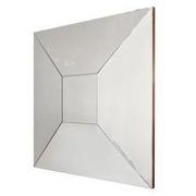 Lustra - Artehome Lustro dekoracyjne 100cmx100cm ArteHome Alcamo srebrne KFH112 Clear Mirror - miniaturka - grafika 1