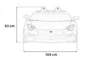 Pojazdy elektryczne dla dzieci - Pojazd Lamborghini Aventador SV Szary - miniaturka - grafika 1