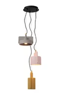 Lampy sufitowe - Ninja lampa wisząca beżowa 44415/03/99 Lucide - miniaturka - grafika 1