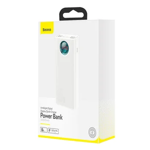Powerbank Baseus Amblight 30000mAh, 4xUSB, USB-C, 65W (biały) - Powerbanki - miniaturka - grafika 7