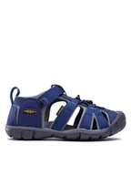 Buty trekkingowe dziecięce - Keen Sandały Seacamp II Cnx 1010096 Granatowy - miniaturka - grafika 1