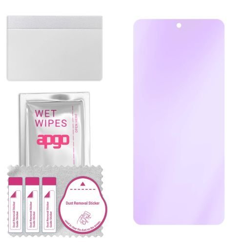 szkło ochronne na ekran Hybrydowe 9H z filtrem ANTI-BLUE zamiennik hartowanego do Oppo A79 5G CPH2557 - apgo hybrid ANTI-BLUE Flexible Hybrid...