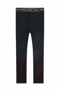 Spodnie i spodenki dla dziewczynek - Michael Kors legginsy dziecięce kolor czarny gładkie - miniaturka - grafika 1