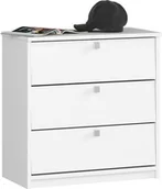 Szafki na buty - Szafka na buty MINI AKORD Biała 3 półki 62x60x31 cm - miniaturka - grafika 1