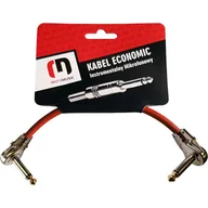 Kable - Kabel przewód patch kątowy Jack 6,3 mm 20 cm czerwony Red's Music - miniaturka - grafika 1