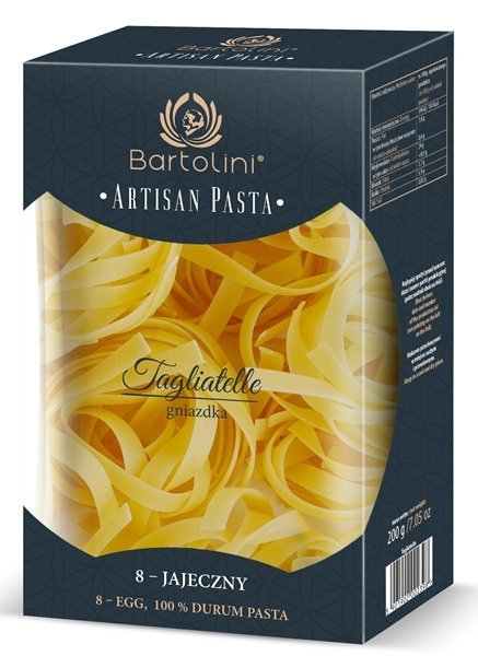 Bartolini Makaron Artisan tagliatelle 8-jaj durum 200g