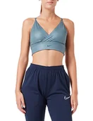 Biustonosze - Nike W Nk Indy Textured Shine Bra Biustonosz Sportowy Damski - miniaturka - grafika 1
