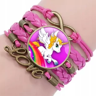 BRANSOLETKA Kucyk Jednorożec Unicorn - Biżuteria dla dzieci - miniaturka - grafika 1