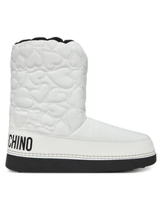 LOVE MOSCHINO Śniegowce JA24202G1NISE10A Biały - Śniegowce damskie - miniaturka - grafika 1