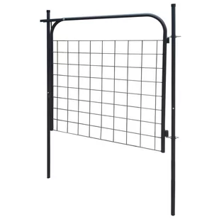 Bramka ogrodzeniowa 100x100 cm, antracyt - Ogrodzenia - miniaturka - grafika 2