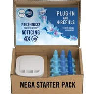 Odświeżacze powietrza - Wkład do odświeżacza powietrza AMBI PUR 3Volution April Fresh Mega Starter Kit 20 ml (4 sztuki) - miniaturka - grafika 1