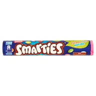 Cukierki - Smarties Mleczna czekolada w chrupiących cukrowych skorupkach Giant tube 130 g - miniaturka - grafika 1