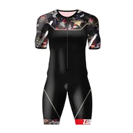 Bielizna sportowa męska - ZEROD Strój triathlonowy męski START TTSUIT psycho champagne - miniaturka - grafika 1