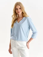 Bluzy damskie - Bluza damska błękitna, błękitna - SBL1222BL bluza nierozpinana, bluza nierozpinana - TOP SECRET, TOP SECRET - Odzieżowy sklep internetowy TOP SECRET - miniaturka - grafika 1