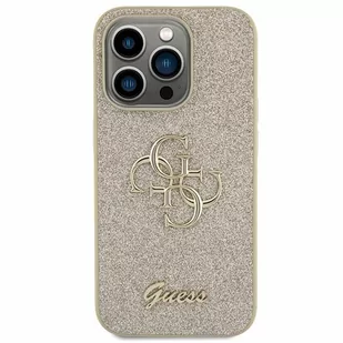 Guess GUHCS23FEHG4SGD S23 FE S711 złoty/gold hardcase Glitter Script Big 4G - Etui i futerały do telefonów - miniaturka - grafika 2