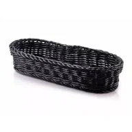 Inne naczynia kuchenne - Mondex Koszyk na sztućce Sino Czarny - miniaturka - grafika 1