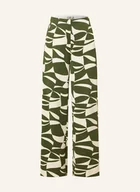 Spodnie damskie - Ichi Spodnie Marlena Ihkate gruen - ICHI - miniaturka - grafika 1