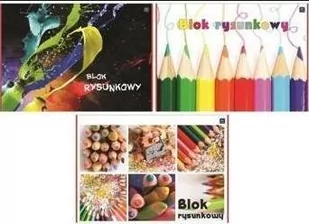 INTERDRUK Blok rysunkowy A4/20K Economy (10szt) - Artykuły biurowe - miniaturka - grafika 2