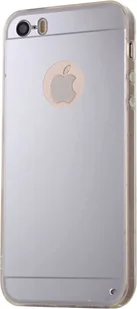 Etui na telefon komórkowy Apple iPhone 5 / 5s Mirror Soft Case Protective Cover Silver - Etui i futerały do telefonów - miniaturka - grafika 1