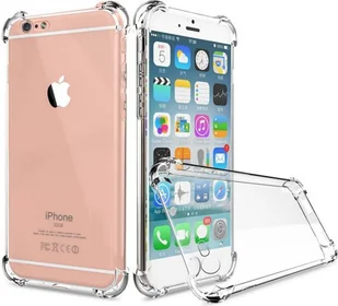 Etui silikonowe ze wzmocnionymi krawędziami do Apple iPhone 6/iPhone 6s - przezroczyste KP23566 - Etui i futerały do telefonów - miniaturka - grafika 1