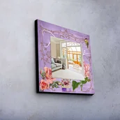 Lusterka do makijażu - CM WAL lity ma-076 ozdobnych lustro, lustro, kolorowa, 50 x 50 755MER1276 - miniaturka - grafika 1