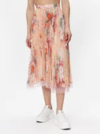 Spódnice - TWINSET Spódnica plisowana 231TP2733 Pomarańczowy Regular Fit - miniaturka - grafika 1