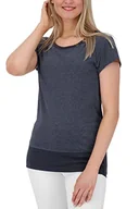 Koszulki i topy damskie - Alife and Kickin CocoAK A T-shirt damski, granatowy, S - miniaturka - grafika 1