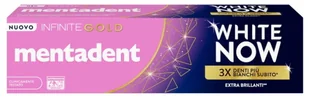 MENTADENT White Now Infinite Gold wybielająca pasta do zębów 75 ml - Pasty do zębów - miniaturka - grafika 1