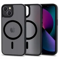 Etui i futerały do telefonów - Tech-Protect Etui MagMat MagSafe do Apple iPhone 13 Mini Czarny Matowy - miniaturka - grafika 1