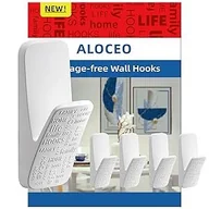 Meble modułowe i akcesoria - WIESZAKI HACZYKI SAMOPRZYLEPNE ŚCIENNE DO KUCHNI ŁAZIENKI BIAŁE 5szt - miniaturka - grafika 1