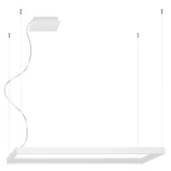 Lampy sufitowe - Sollux Tuula M TH.162 lampa wisząca zwis 1x50W LED 4000K biała - miniaturka - grafika 1