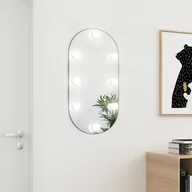 Lustra - Lustro z oświetleniem LED, 80 x 40 cm, szklane, owalne Lumarko - miniaturka - grafika 1