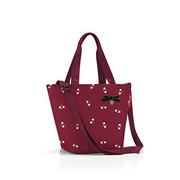 Torebki damskie - Reisenthel Shopper XS Special Edition Bavaria 5 Dark Ruby czerwona torba na zakupy z wysokiej jakości tkaniny poliestrowej o pojemności 4 litrów - wymiary: 31 x 21 x 16 cm - ZR3074 ZR3074 - miniaturka - grafika 1