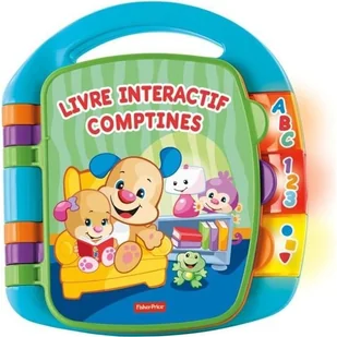 Fisher-Price - Książka interaktywna Rymowanki - Książka dla dzieci - 6 miesięcy i + CDH39 - Zabawki interaktywne dla dzieci - miniaturka - grafika 1