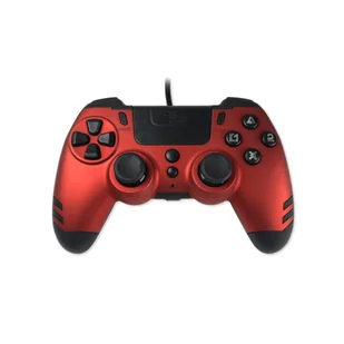 Lexip METALTECH Czerwony USB Gamepad Analogowa/Cyfrowa PC, PlayStation 4 - Kontrolery do Playstation - miniaturka - grafika 1