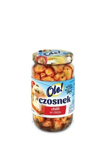Ole! Czosnek chilli w oleju 212 ml - Pasztet i przetwory mięsne - miniaturka - grafika 1