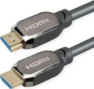 Kable komputerowe i do monitorów - Kabel Roline Kabel ROLINE ATC 8K HDMI Ultra HD z Ethernetem, M/M, czarny, 2 m - miniaturka - grafika 1